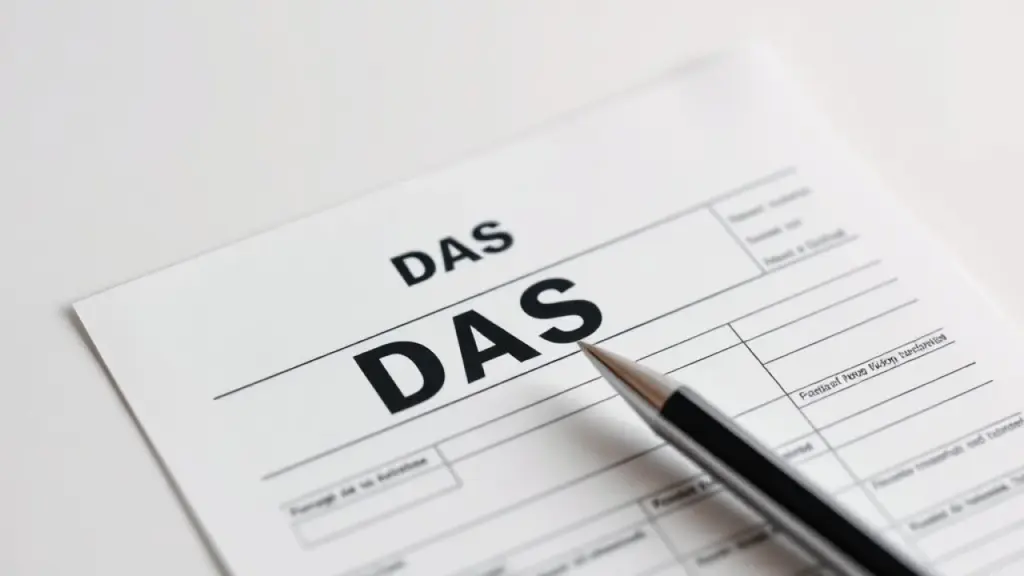 Close-up of a single tax form (DAS) with a pen resting on it, symbolizing Simples Nacional in Formulário do Simples Nacional com caneta.