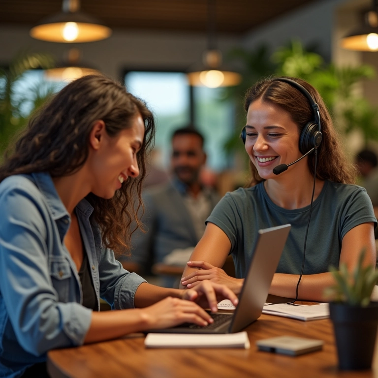 Atendimento ao cliente personalizado e eficaz.