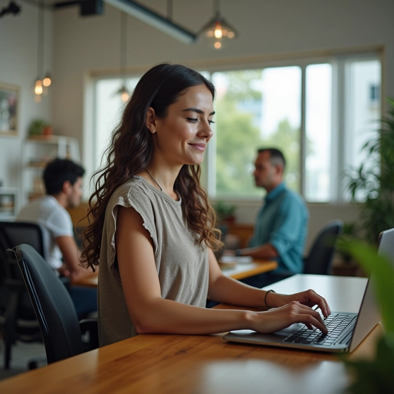 Bastidores de empresa B2B criando conteúdo no TikTok, mostrando lado humano.