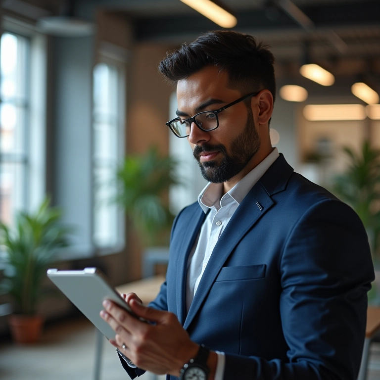 Empreendedor brasileiro usando ferramentas de SEO para Loja Integrada.