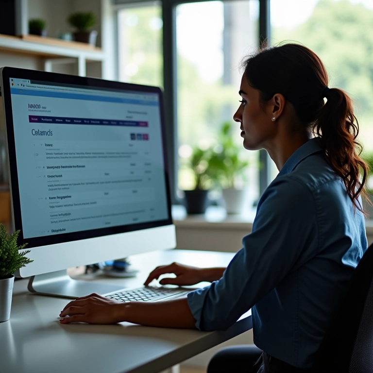 Empresário brasileiro acompanhando resultados de SEO da Loja Integrada.