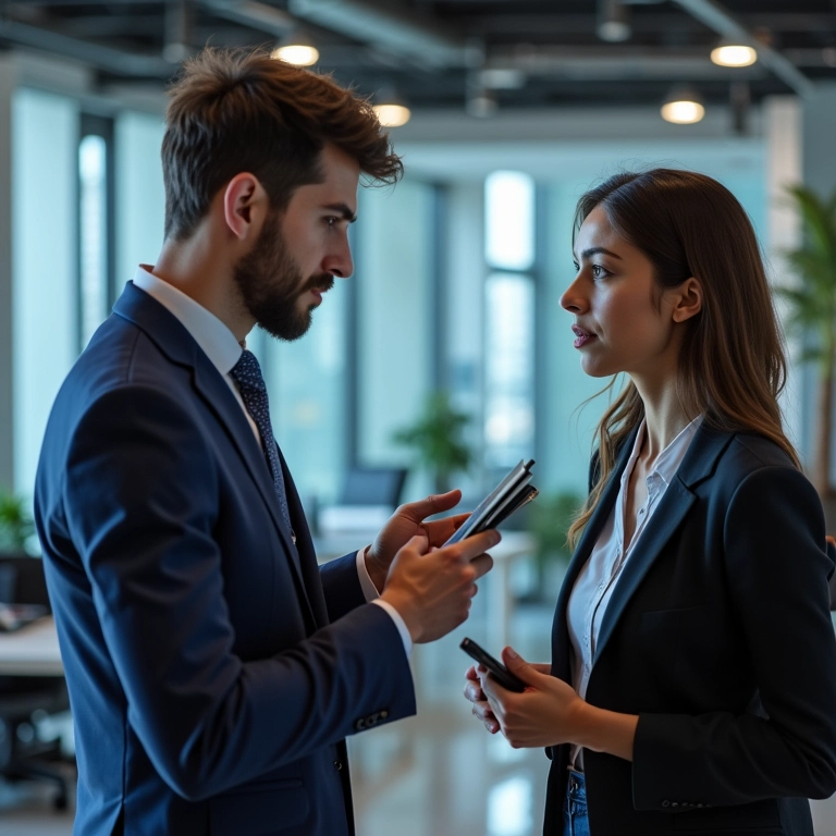 Especialista em segurança da informação consultando dono de e-commerce sobre proteção de dados.