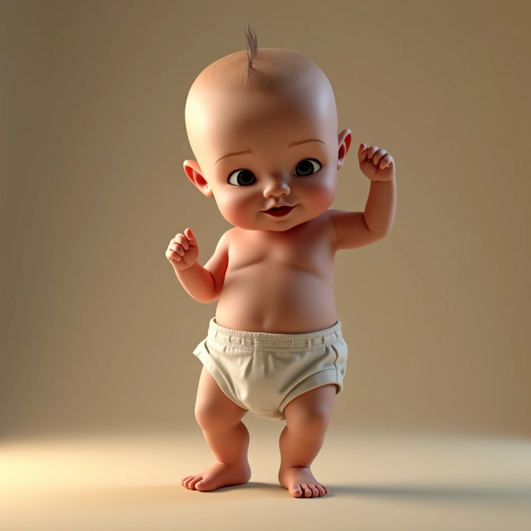 Evolução do meme 'Dancing Baby', desde o 3D renderizado até sua influência atual.