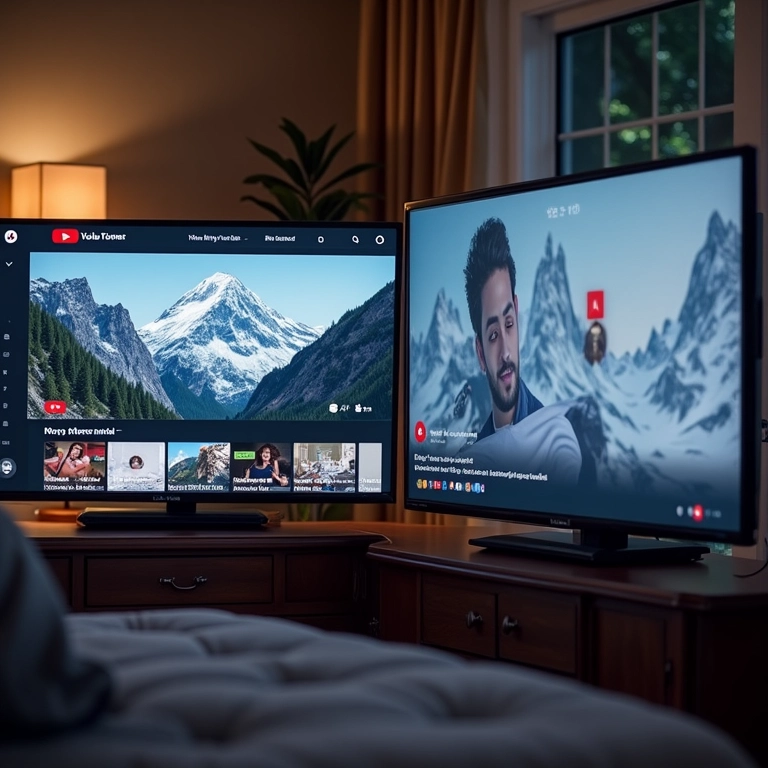 Formatos de anúncios de remarketing no YouTube em diversas telas.