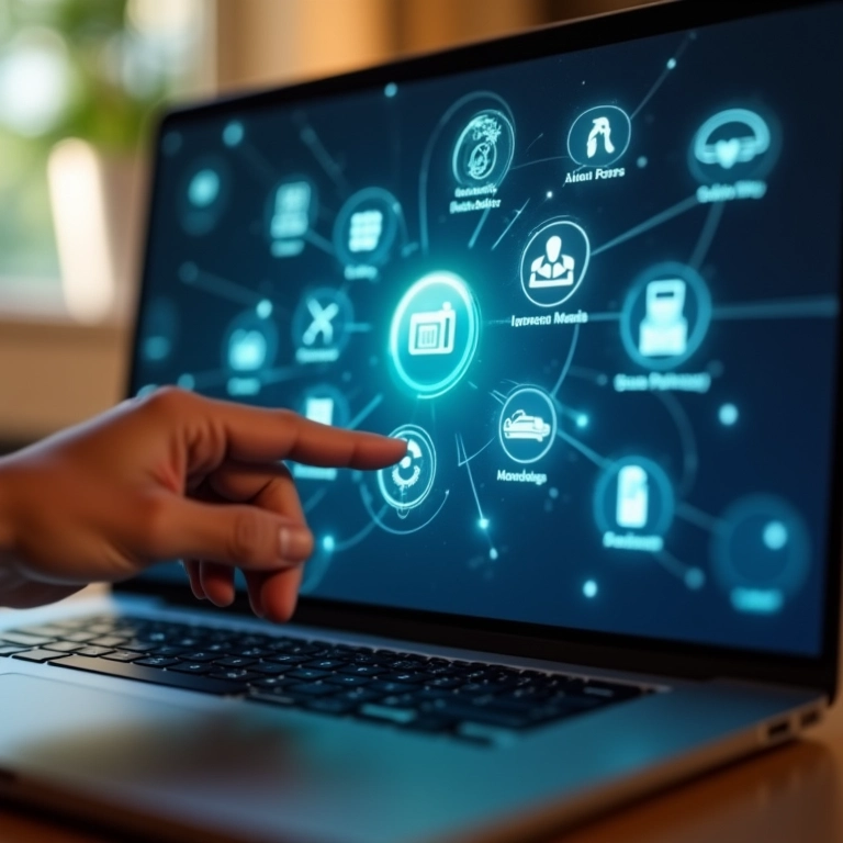 Gatilhos mentais que funcionam em SP exibidos em tela de laptop.