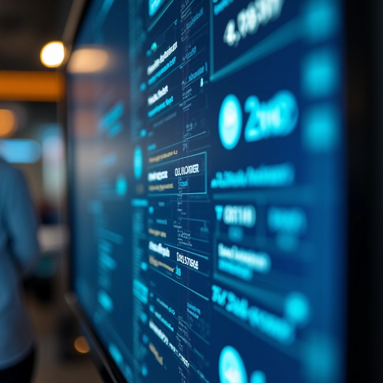 IA analisando dados para identificar oportunidades de serviços complementares.