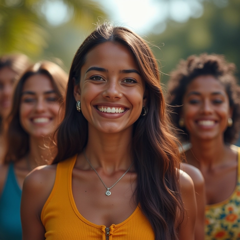 Influenciadores digitais parceiros de marca B2B no TikTok, mostrando anúncios pagos.