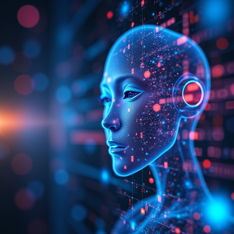 Interface de IA analisando dados de clientes para ofertas.