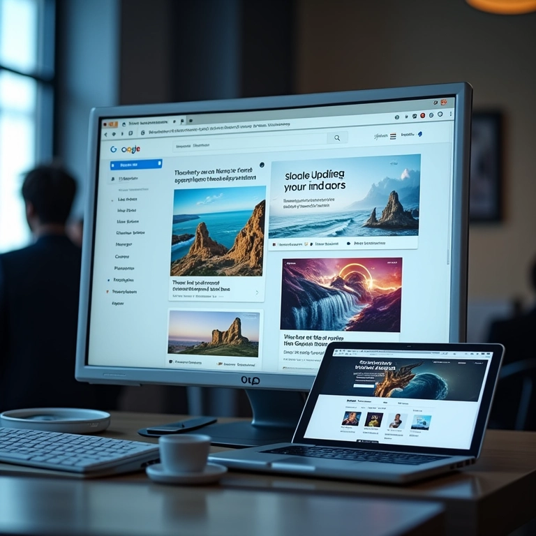 Interface do Google Ads mostrando anúncios de remarketing atraentes.