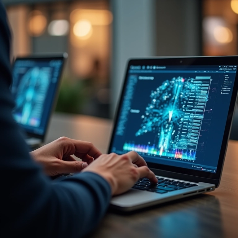 Interface mostrando movimentos do mouse e mapas de calor.