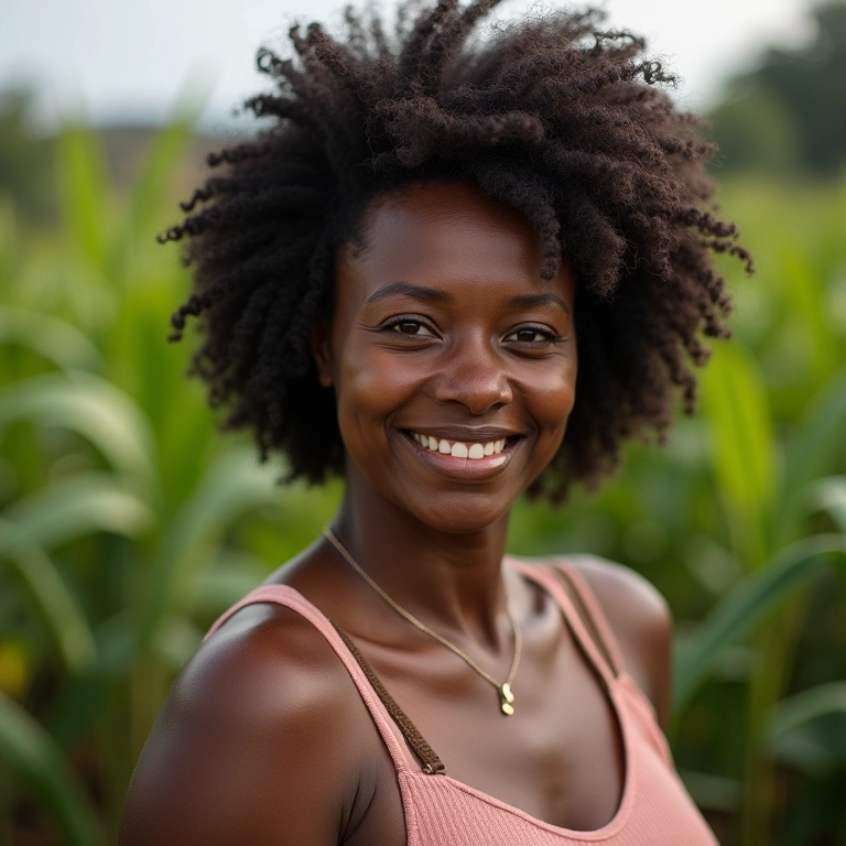 Mulher afro-brasileira participando de um workshop sobre habilidades de enfrentamento.