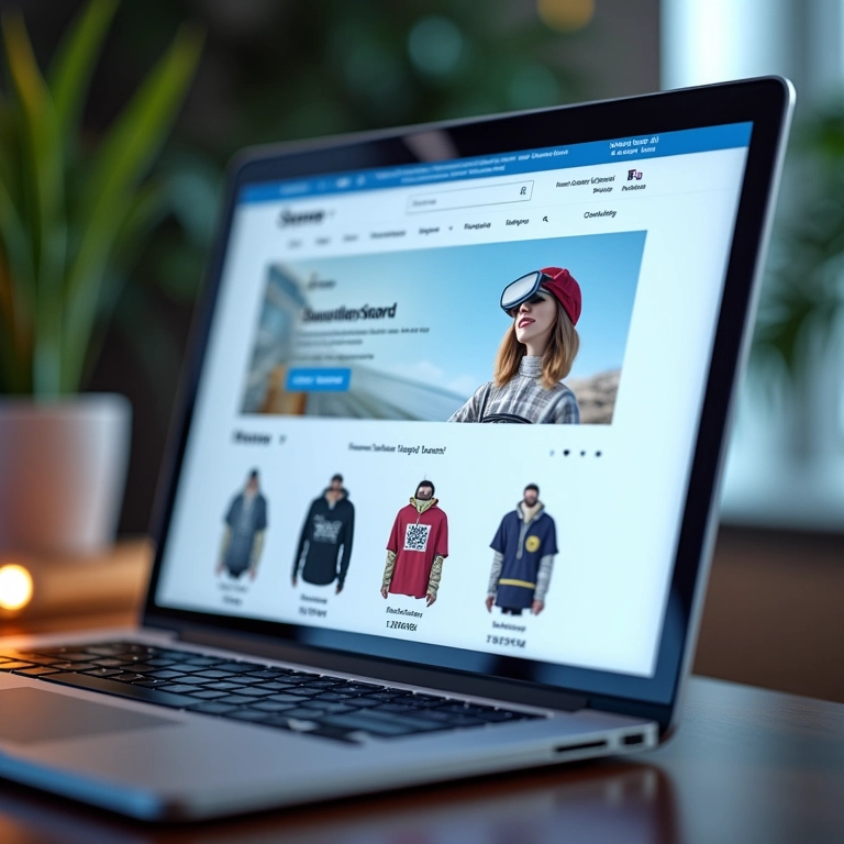 Página de e-commerce com conteúdo dinâmico e testes A/B em tempo real, otimizada por IA para melhor conversão.