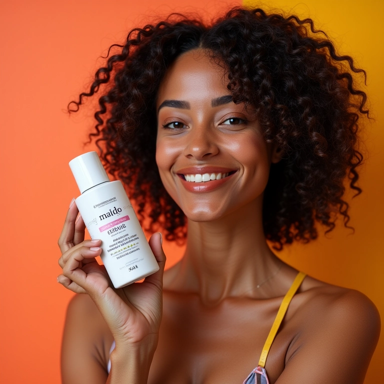 Página de produto com avaliações 5 estrelas e modelo brasileira.