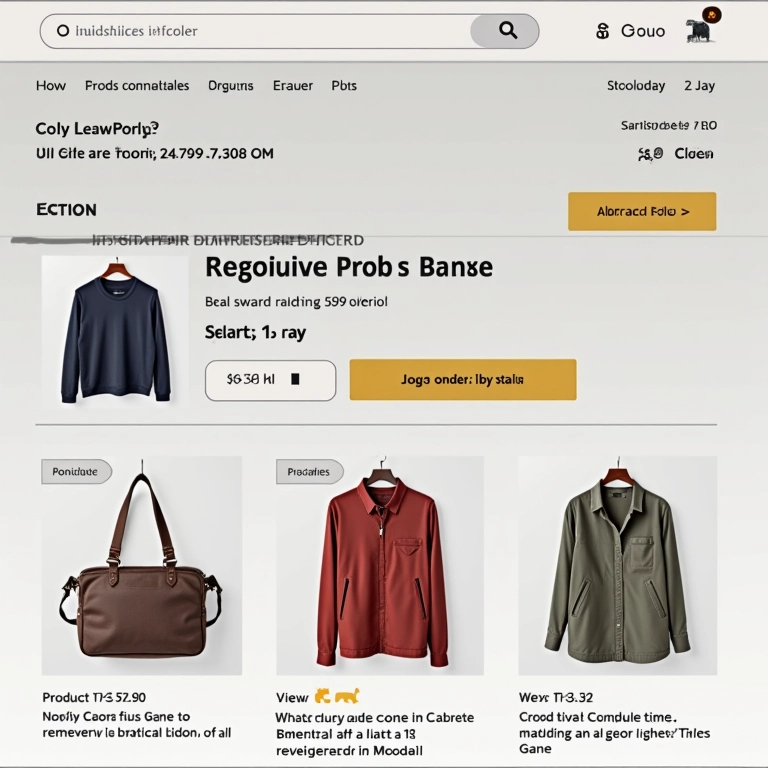 Página de produto de e-commerce com disponibilidade 'Em Estoque'.