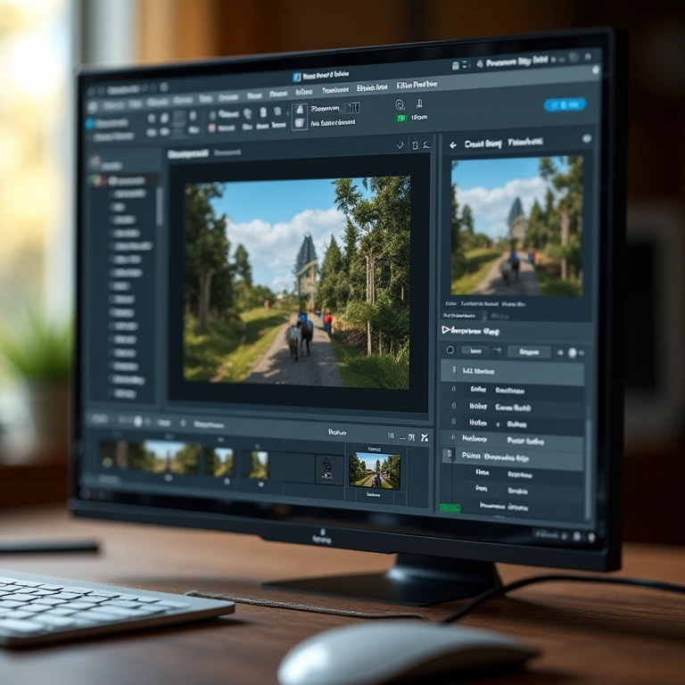 Processo de otimização do tamanho de imagem usando software de edição.