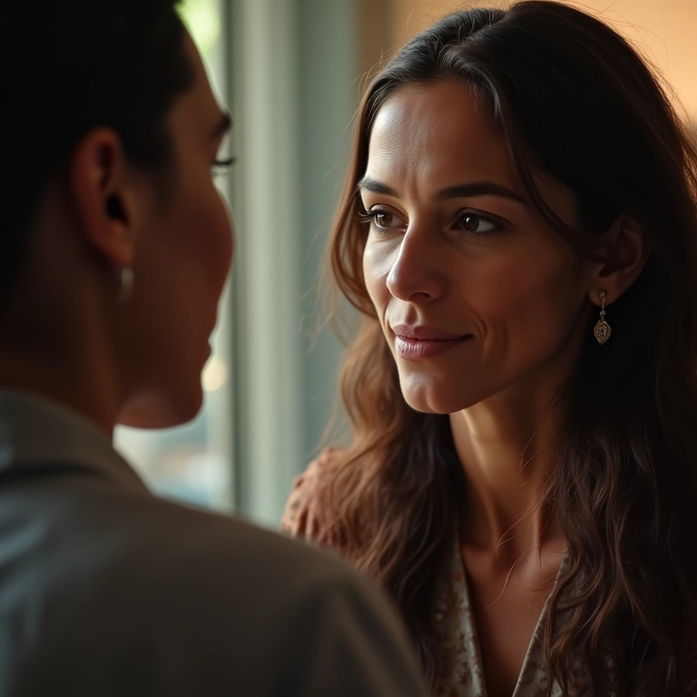 Terapeuta demonstrando empatia ao ouvir paciente em um ambiente acolhedor.