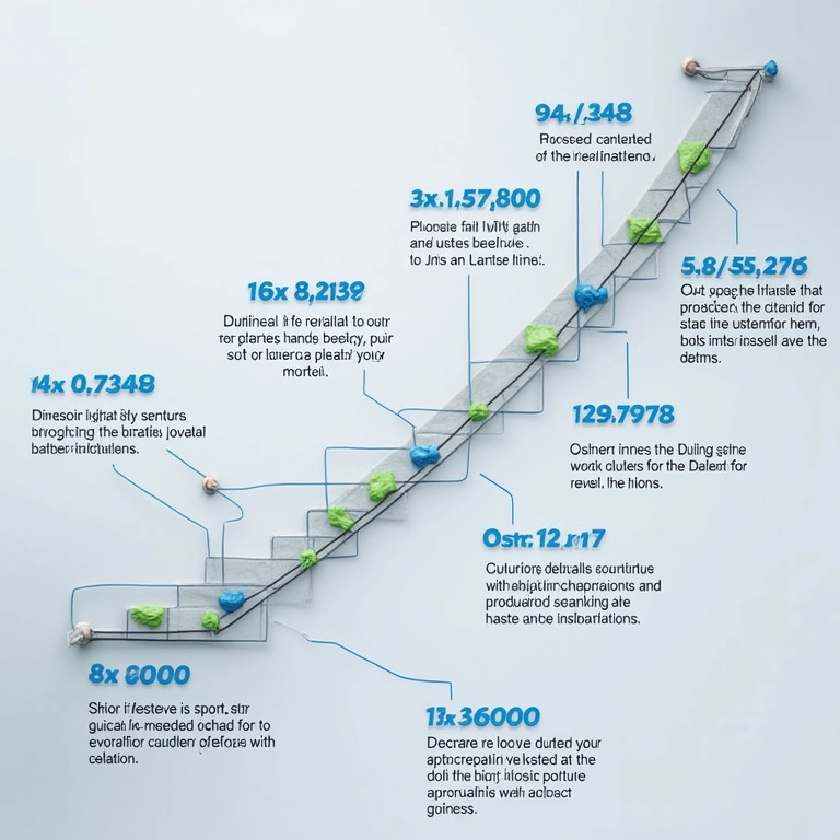 Timeline ilustrando o progresso de uma campanha de social selling e seus resultados.
