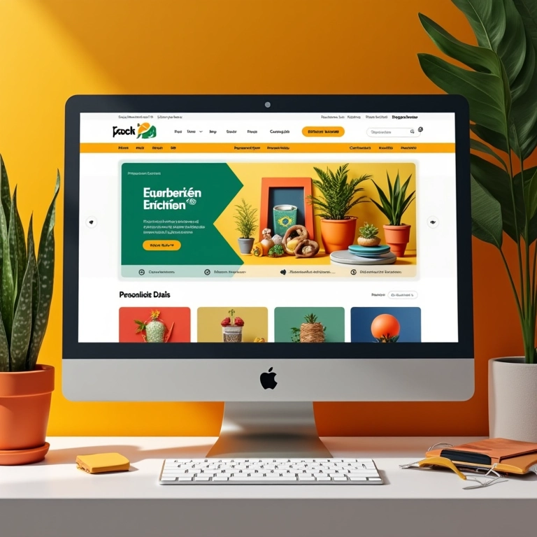 Ofertas Personalizadas em Tempo Real no Ecommerce Graças à IA Vitrine de ecommerce com ofertas personalizadas via IA.