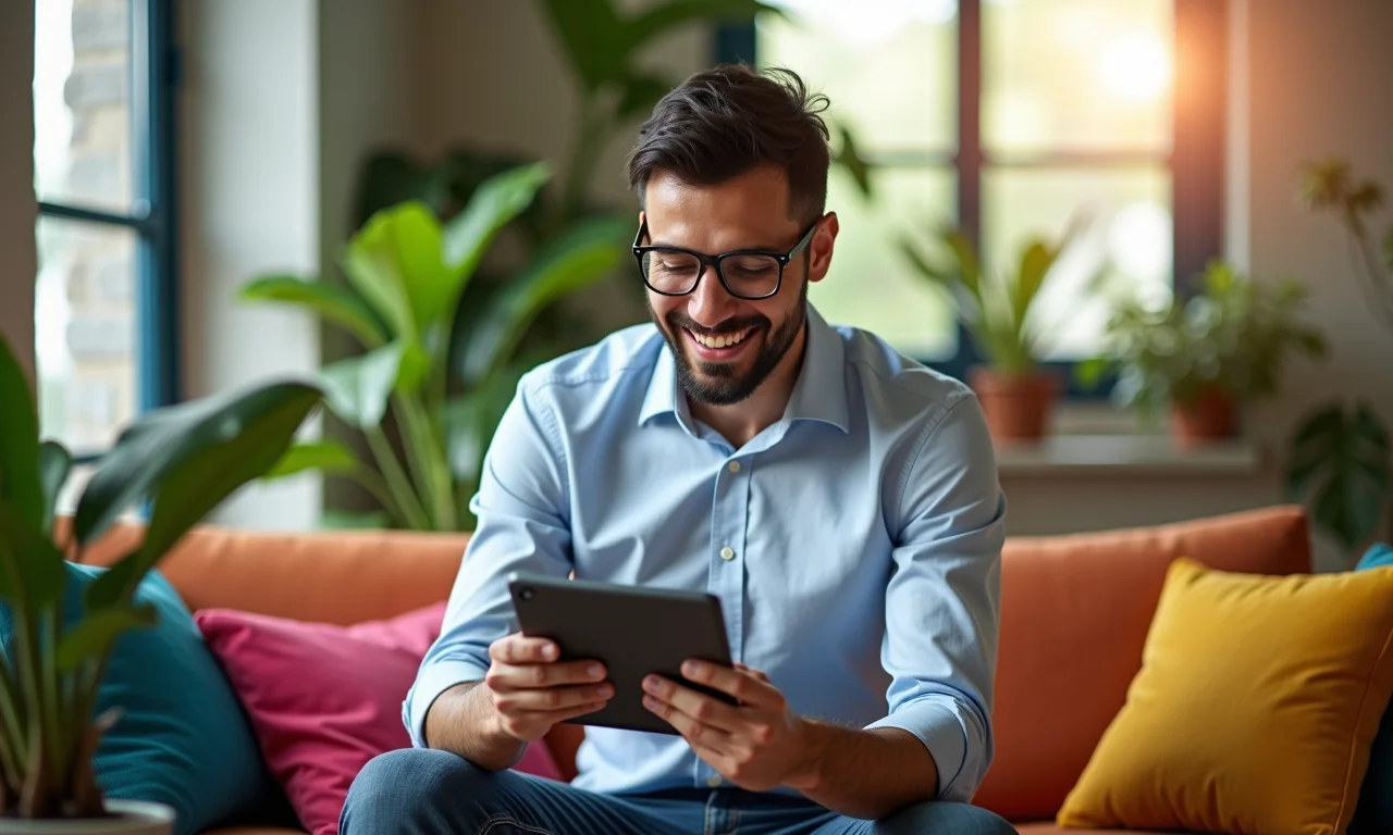 Autônomo comparando opções de seguro de vida online em SP.