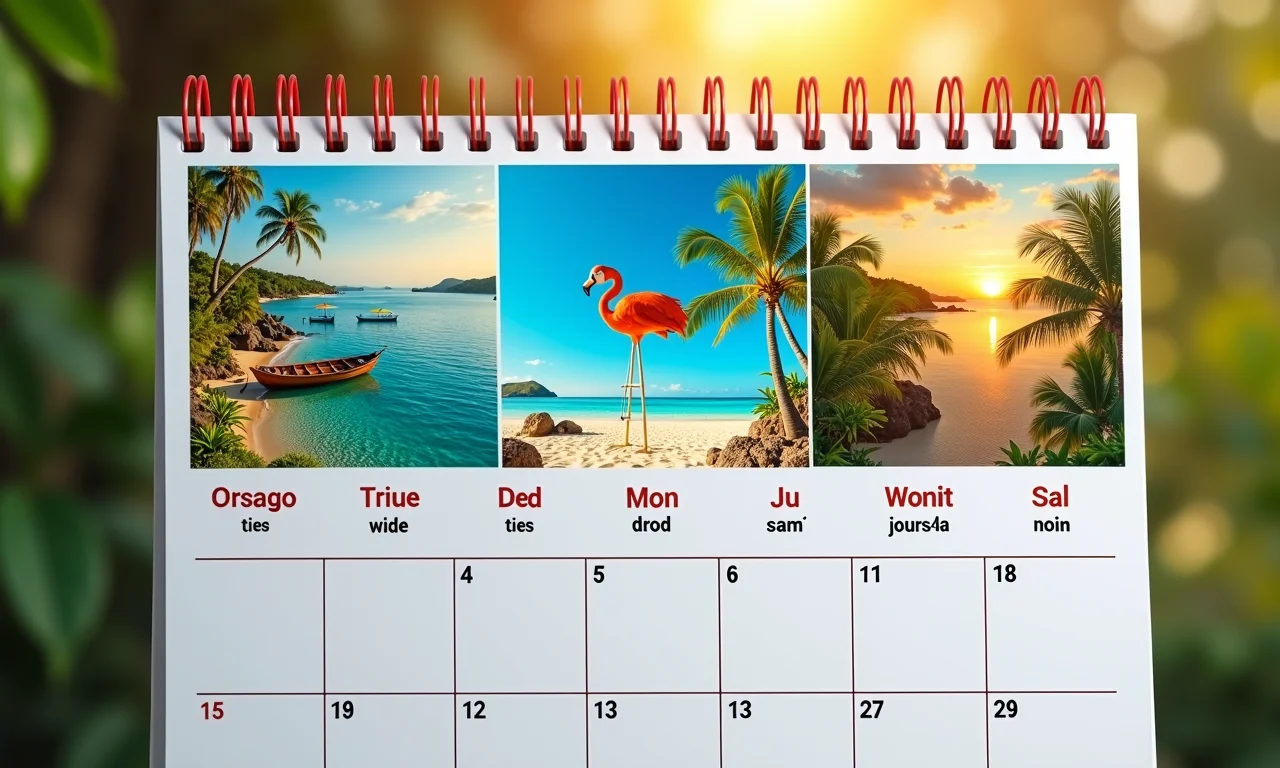 Calendário mostrando campanhas sazonais segmentadas por público.