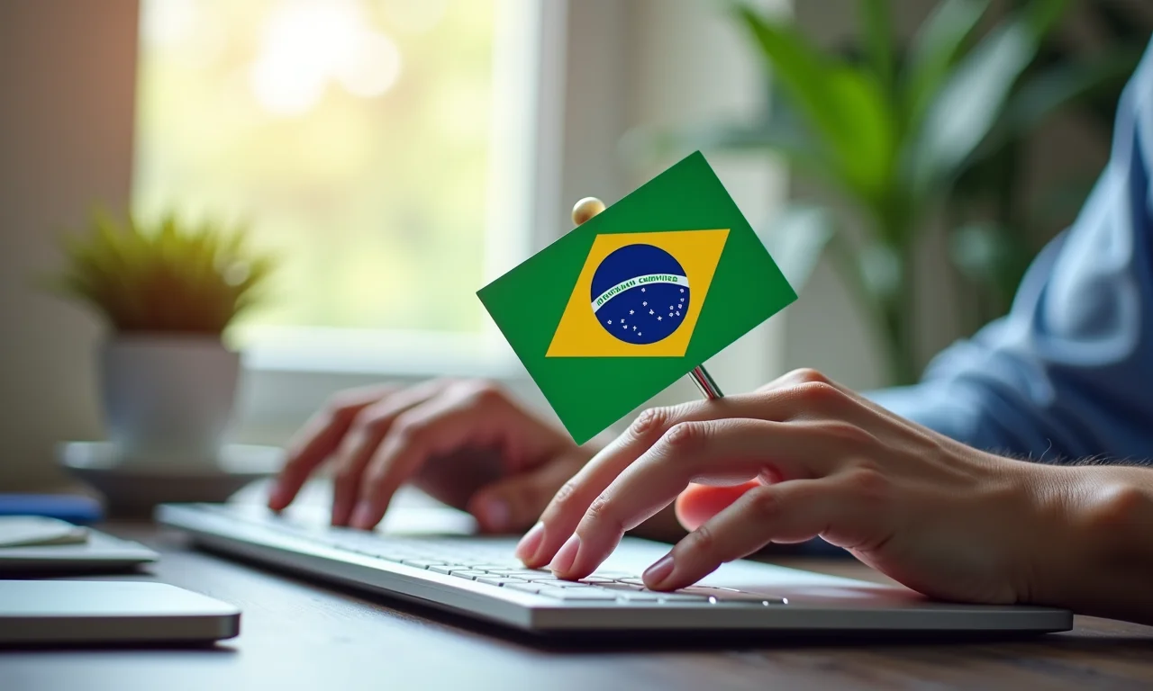 Criando uma conta no Google Merchant Center no computador.