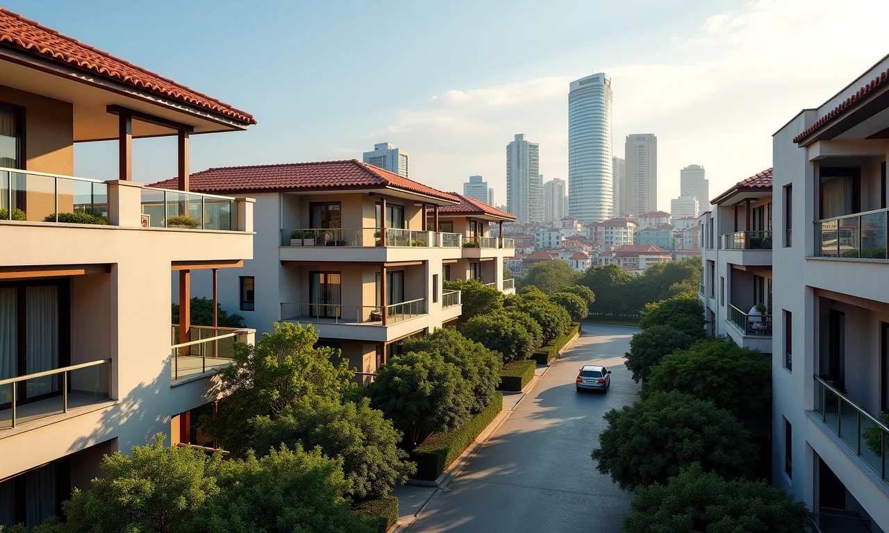 Diversidade de imóveis em São Paulo: apartamentos, casas e studios.