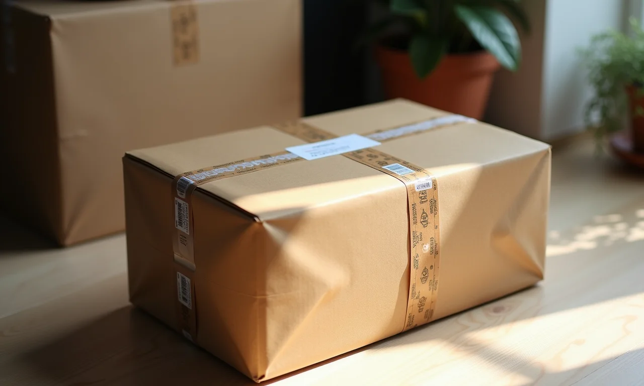 Embalagem adequada protegendo produto para envio de e-commerce.