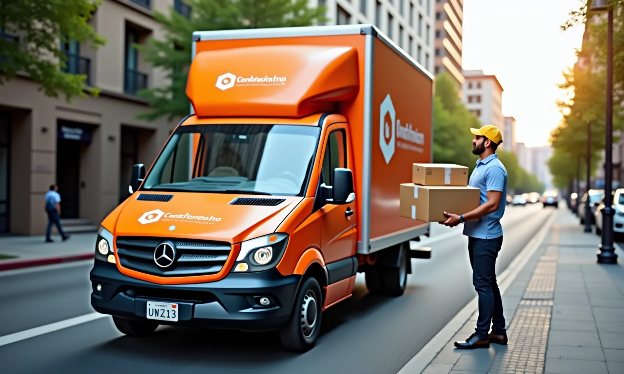 Entrega de materiais de construção em domicílio.