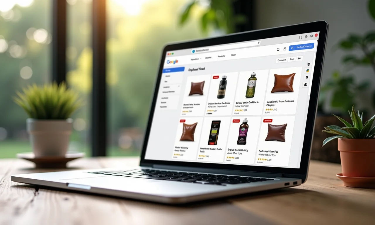 Enviando produtos para o Google Merchant Center.