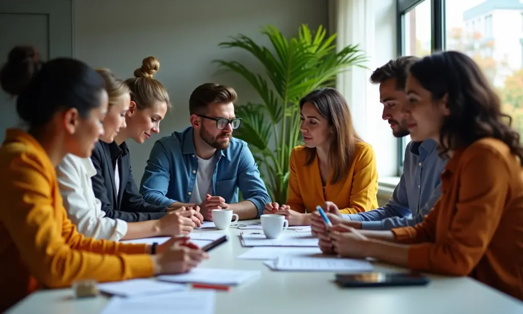 Implicacoes da LGPD nas Estrategias de Marketing do Seu Ecommerce Equipe diversa analisando a LGPD para e-commerce.