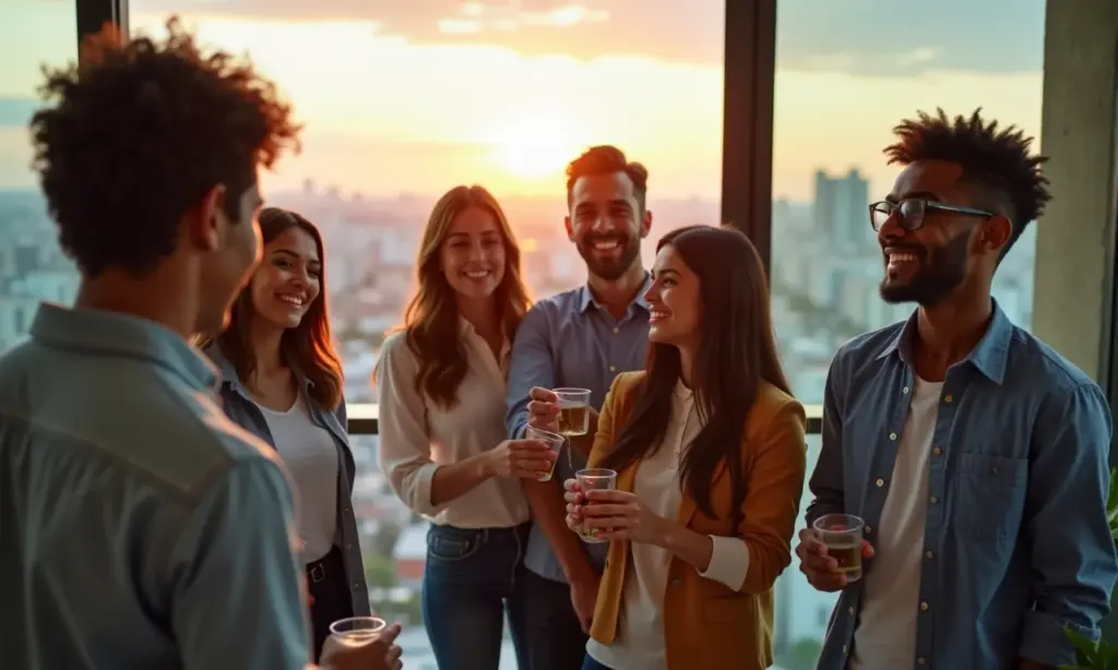 Compra de Imóveis em SP Guia Completo para Seu Investimento Família brasileira recebe as chaves do seu novo apartamento em São Paulo.