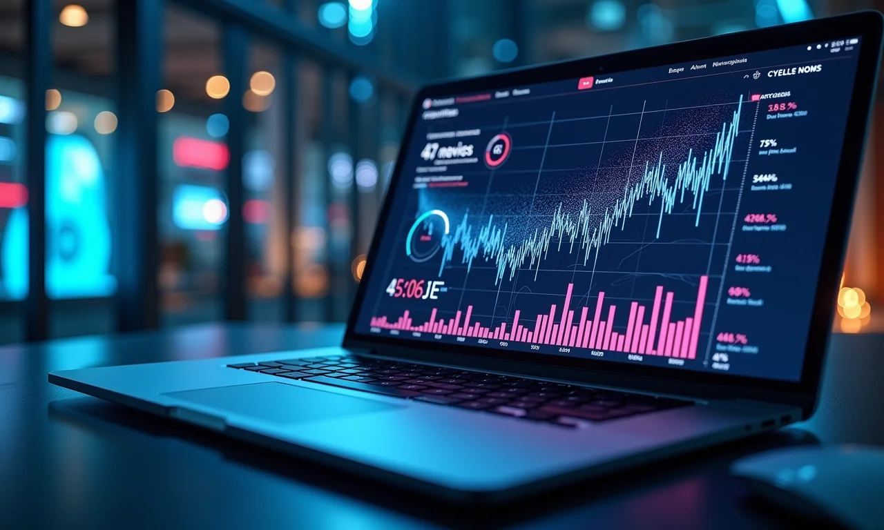 IA analisando testes A/B de navegação.
