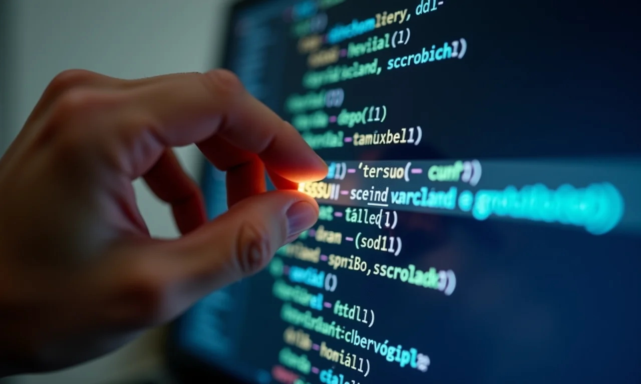 Mão adicionando palavras-chave relevantes a uma URL para otimização de SEO.