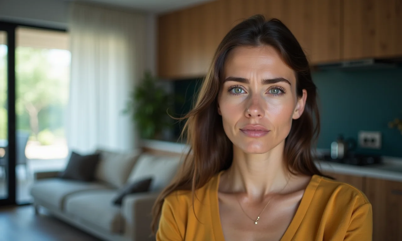 Mulher preocupada com os riscos de investir em FIDCs.