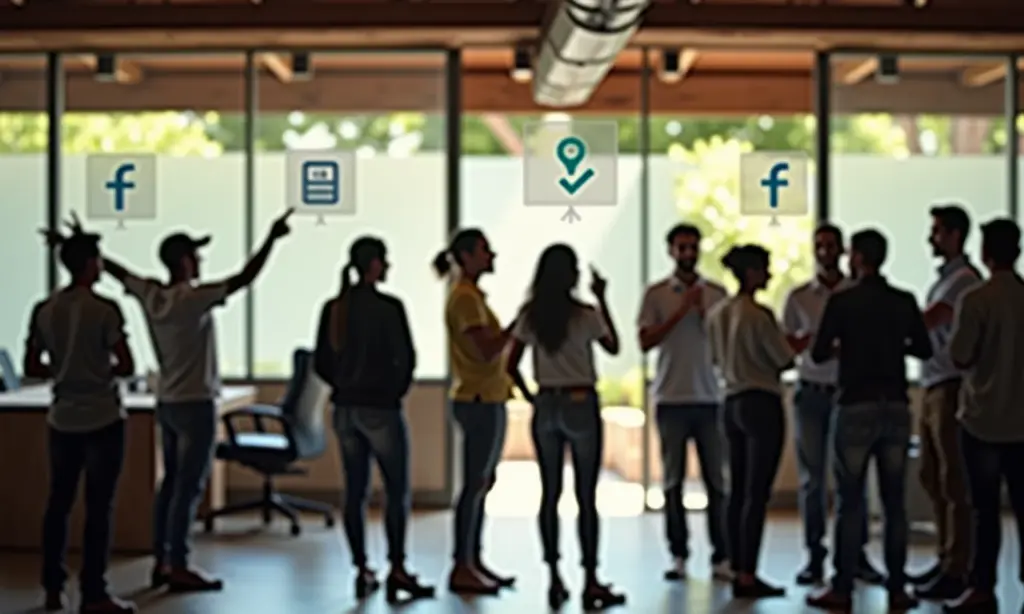 Nudge: Como Pequenos Empurrões Podem Mudar o Comportamento do seu Cliente Pessoas são guiadas por setas transparentes a fazer escolhas positivas.