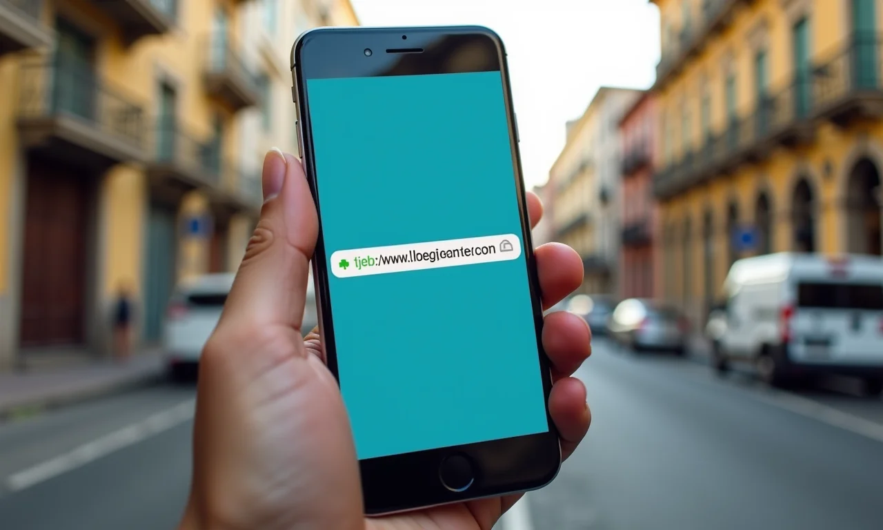 URL amigável exibida em dispositivo móvel.